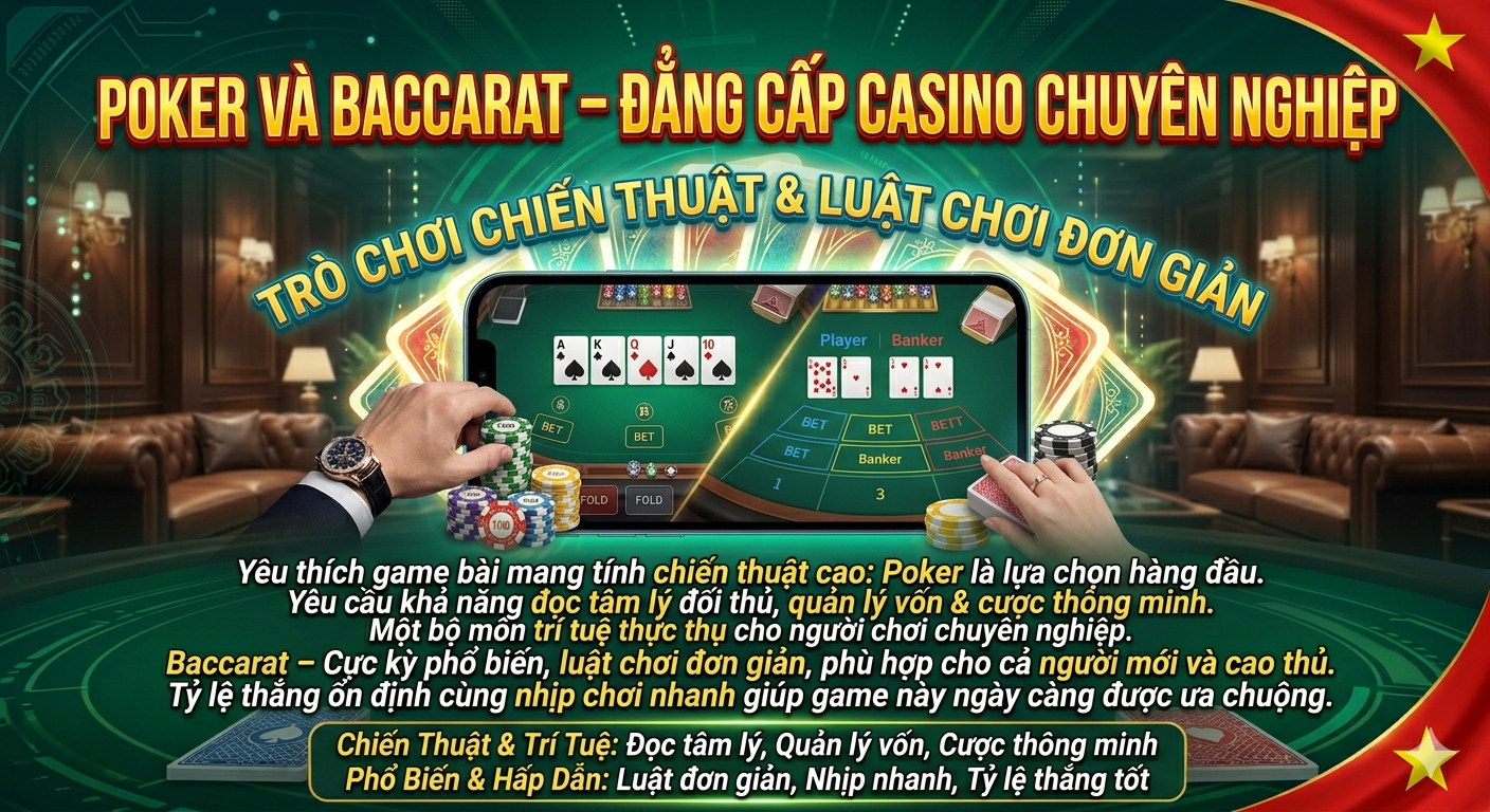 Poker Và Baccarat